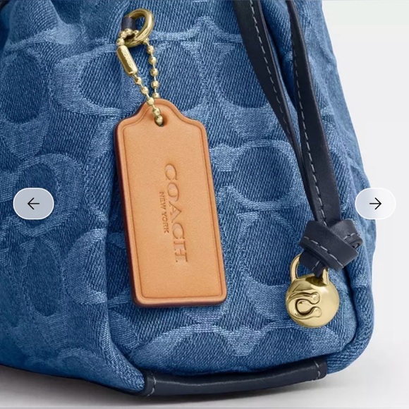 🩵 COACH Faye Denim Shoulder Bag 🩵 - Picture 6 of 8
